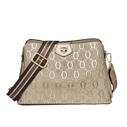 Bolsa de Ombro Nimeria Dourada