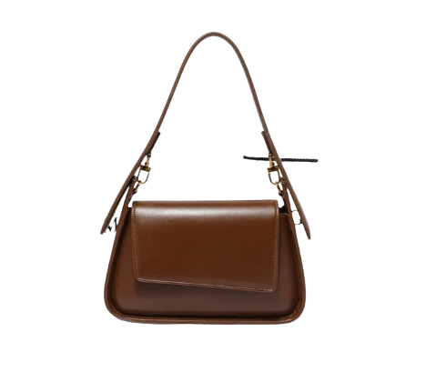 Bolsa Baguette Eveline Marrom