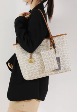 Bolsa Sacola Monocromática Off-white