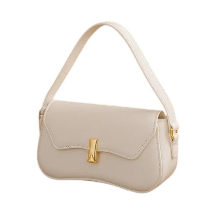 Bolsa de Ombro Elle Baguette Branco Venns