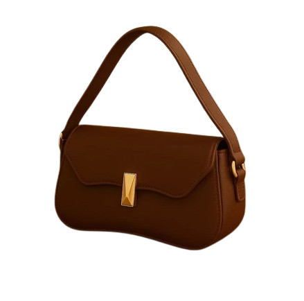 Bolsa de Ombro Elle Baguette Marrom Venns