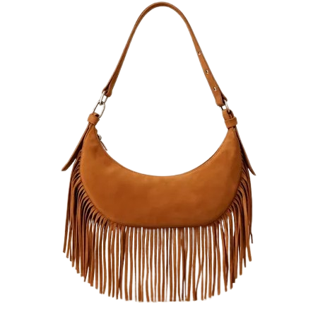 Bolsa de Mão Velvet Marrom Venns