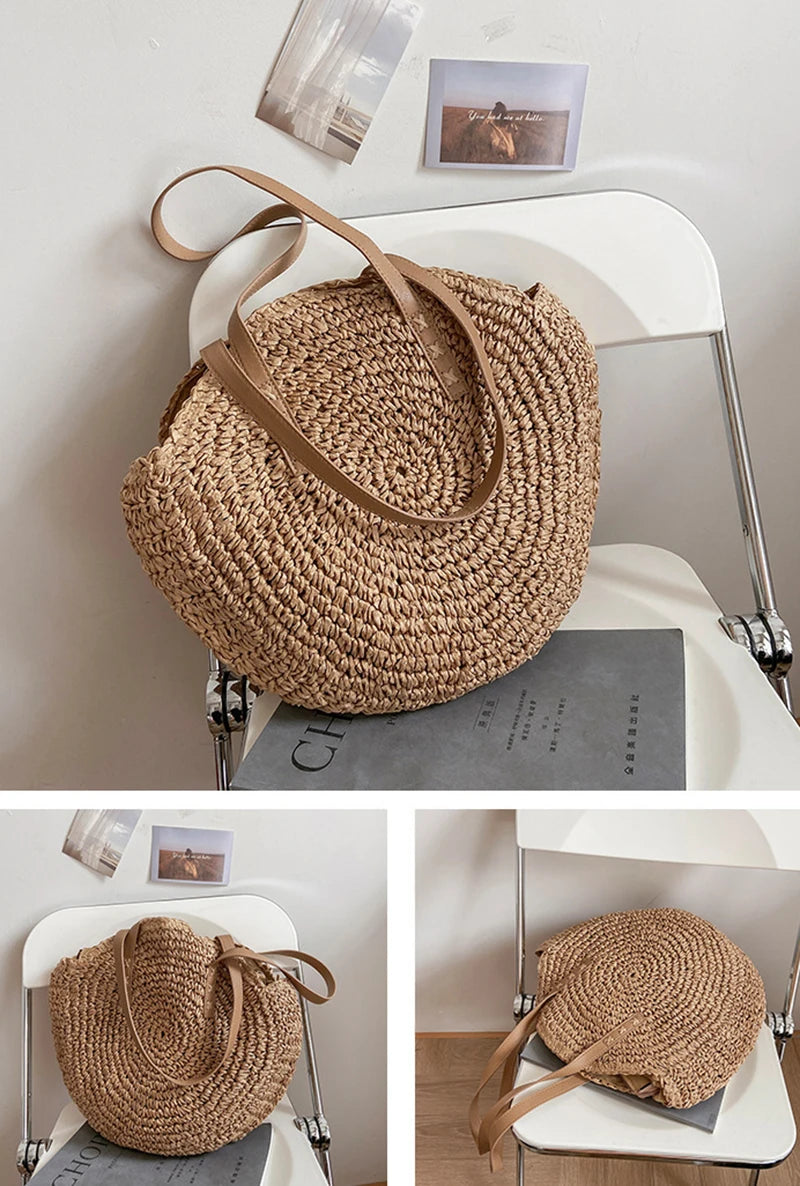 Bolsa de Ombro Boêmia Caqui