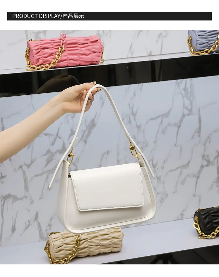 Bolsa Baguette Eveline Preto Venns