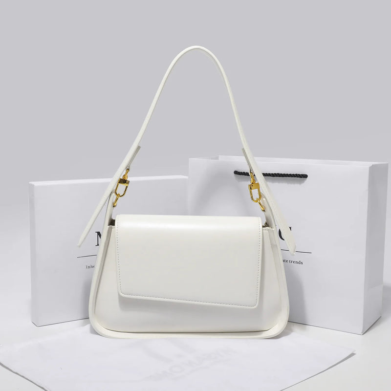 Bolsa Baguette Eveline Branco