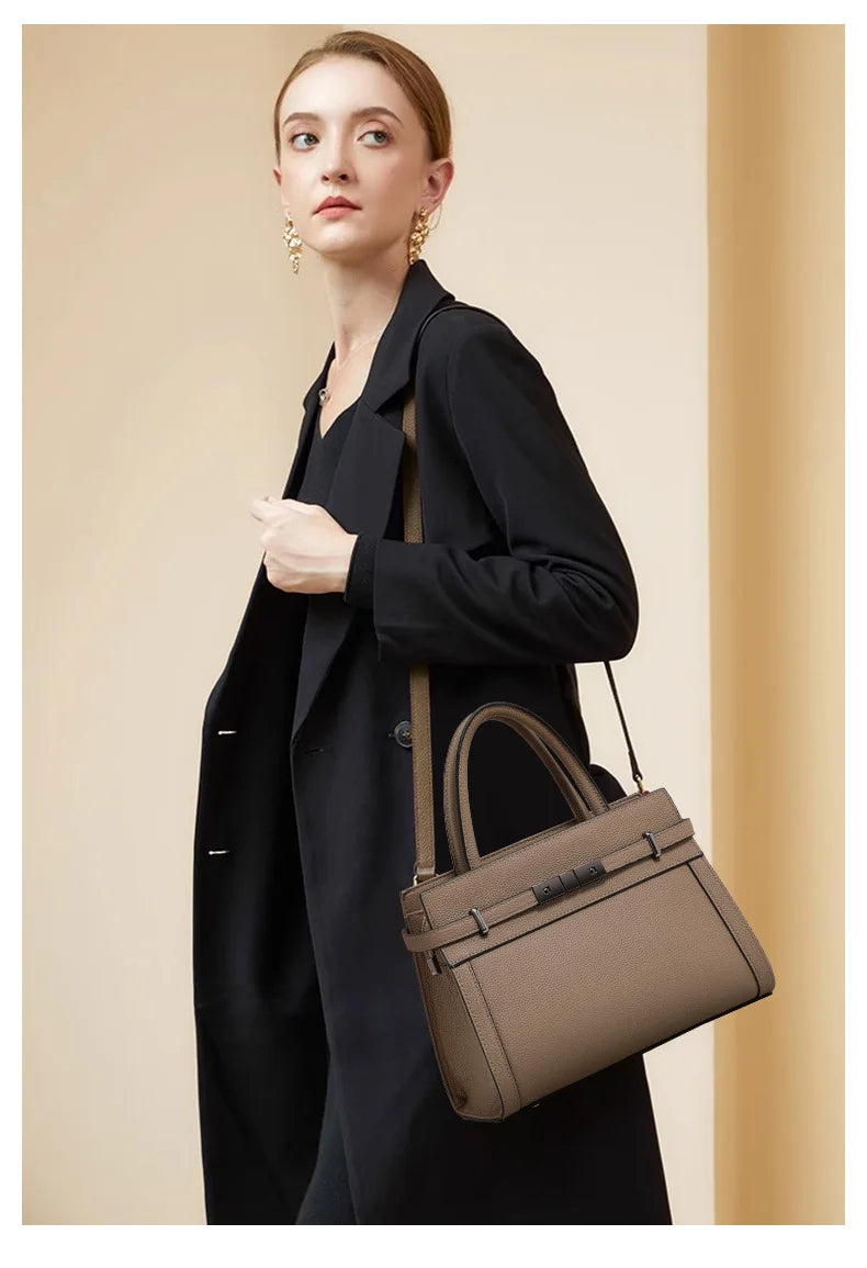Bolsa de Ombro Siena Caramelo