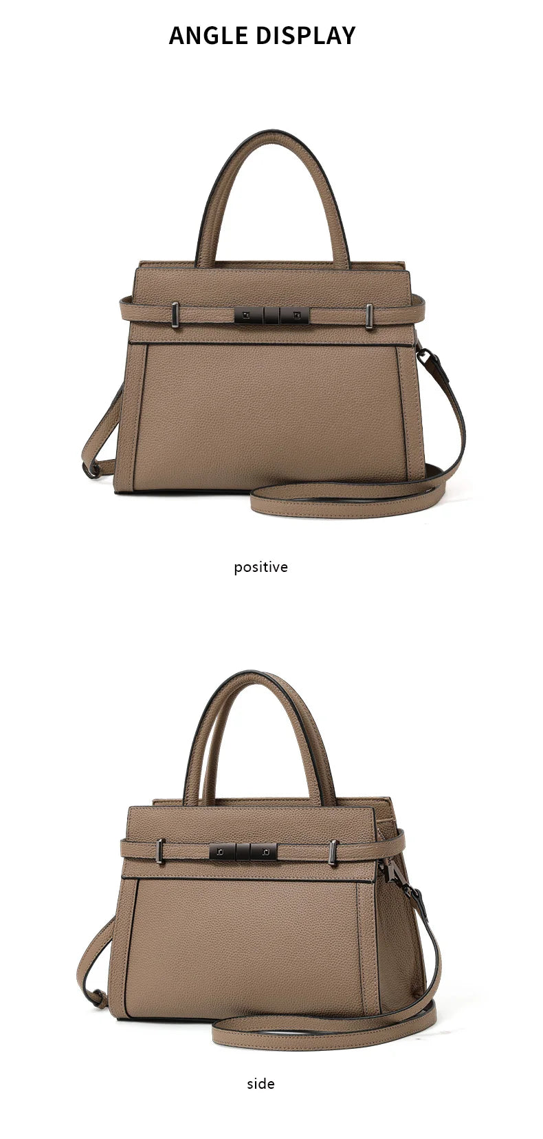 Bolsa de Ombro Siena Caramelo