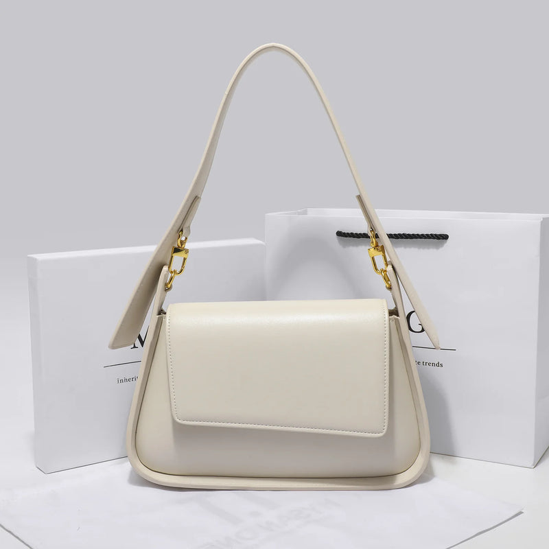 Bolsa Baguette Eveline Apricot