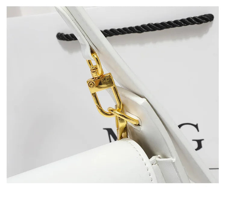 Bolsa Baguette Eveline Marrom