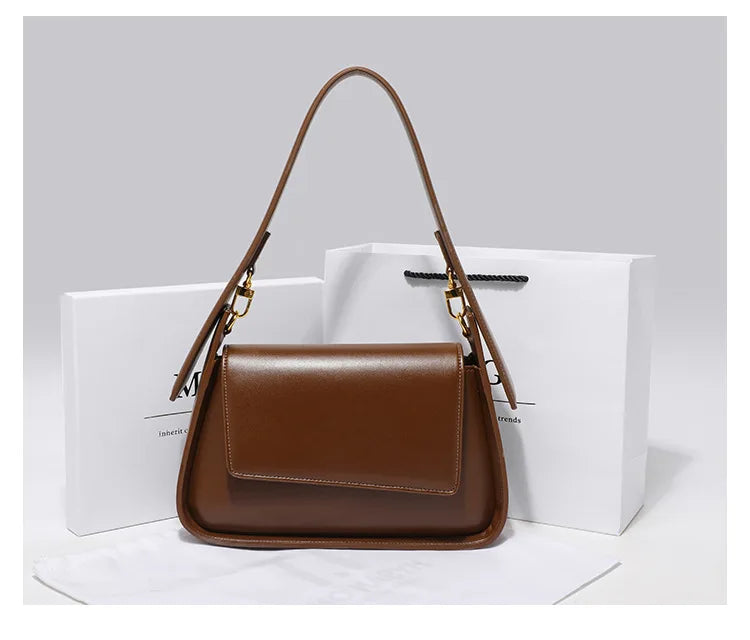 Bolsa Baguette Eveline Marrom Venns