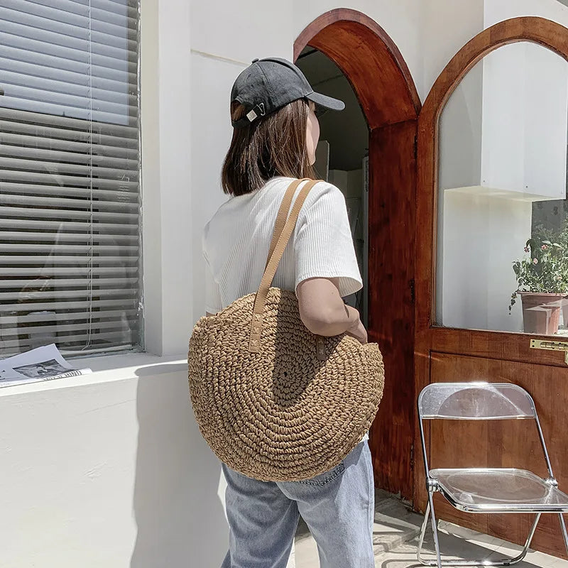 Bolsa de Ombro Boêmia Caqui