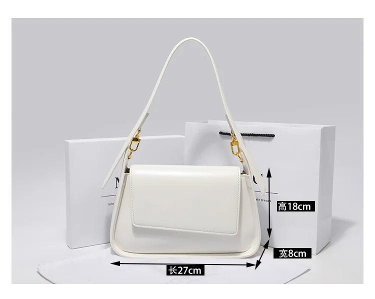Bolsa Baguette Eveline Marrom