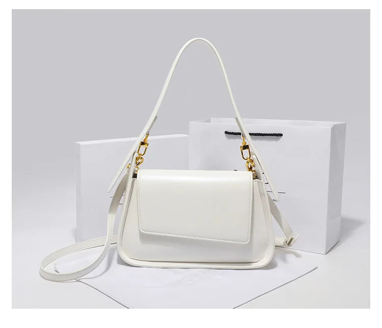 Bolsa Baguette Eveline Branco Venns