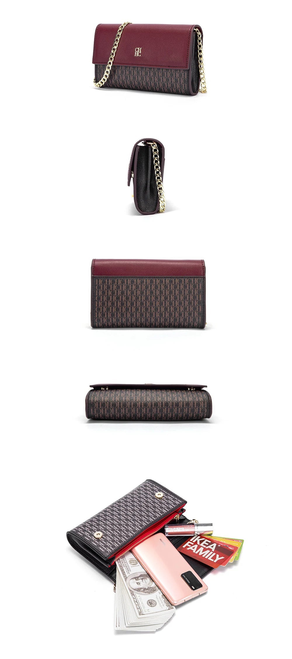 Bolsa de Ombro Serena Verde Venns