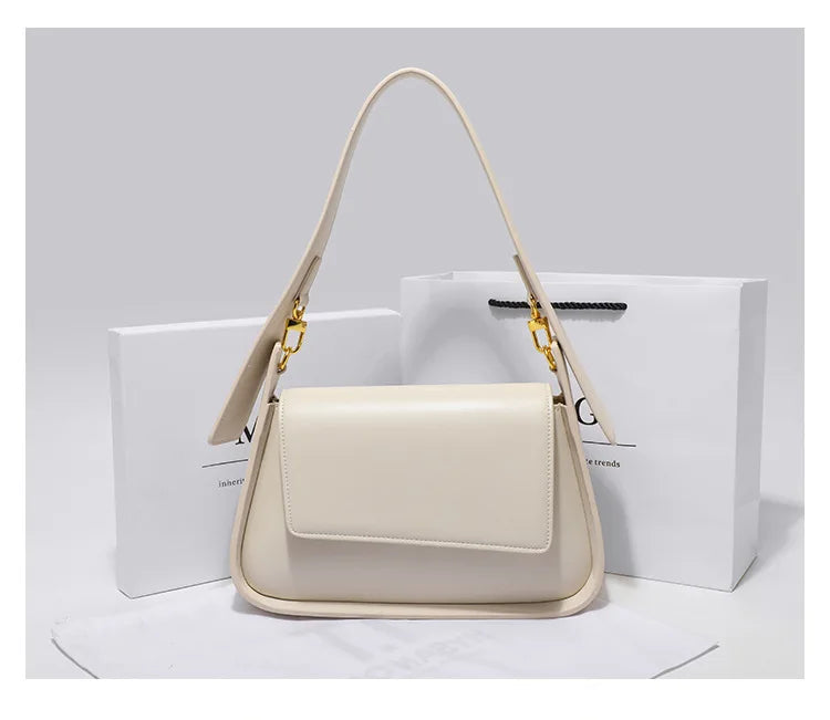 Bolsa Baguette Eveline Apricot