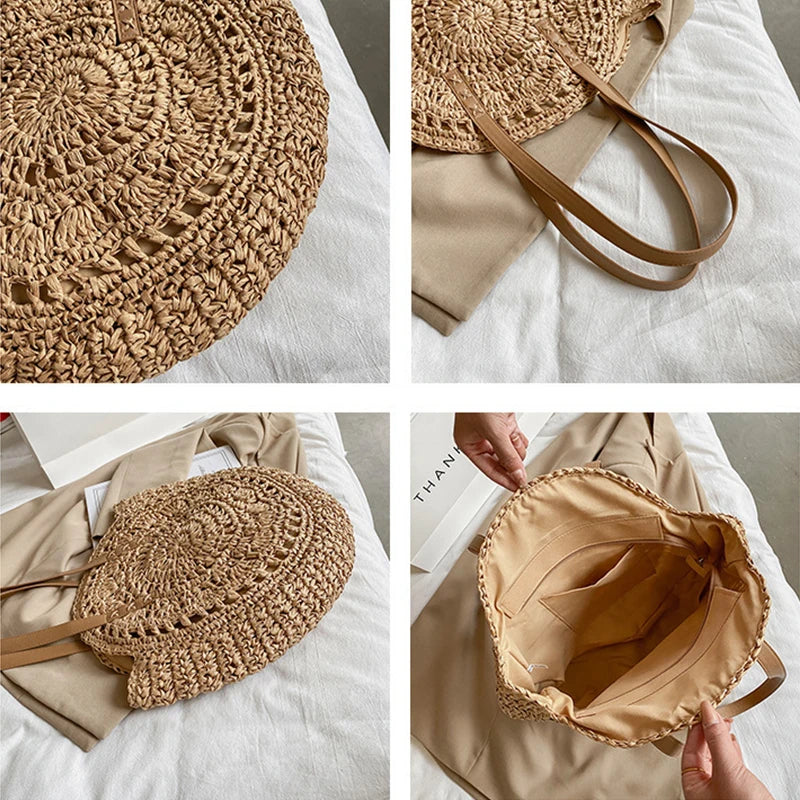 Bolsa de Ombro Boêmia Caqui Hollow