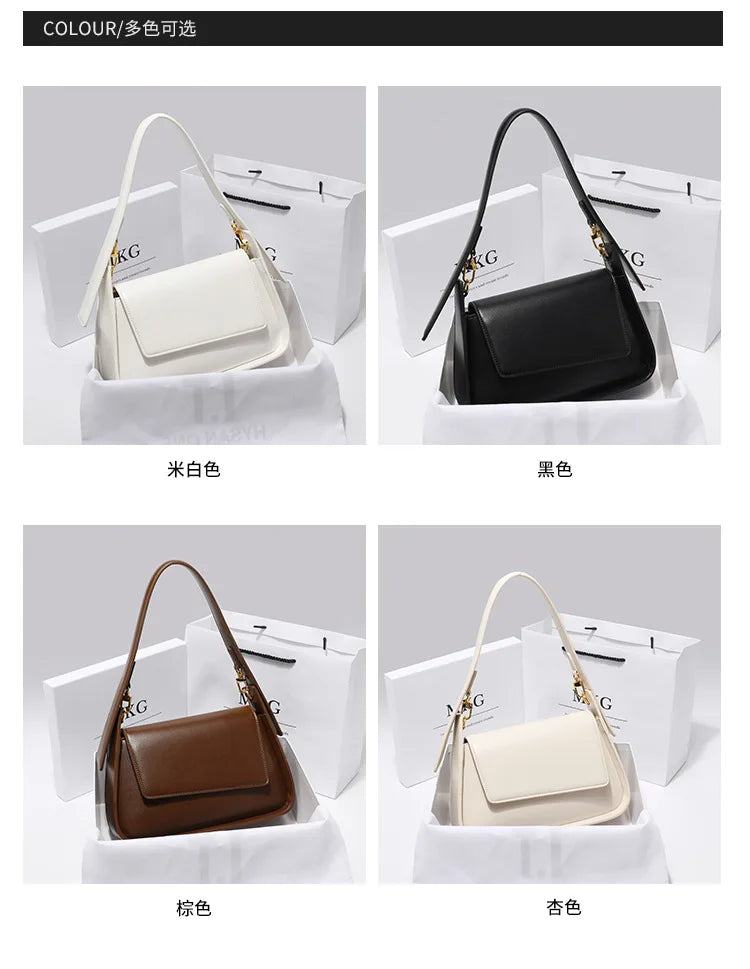 Bolsa Baguette Eveline Marrom
