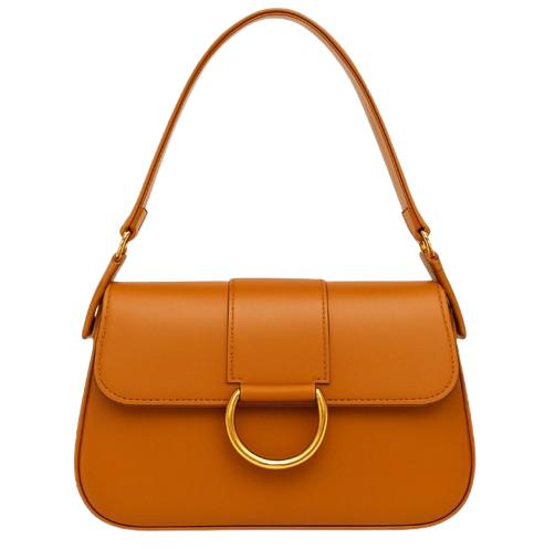 Bolsa de Ombro Touch Marrom Venns