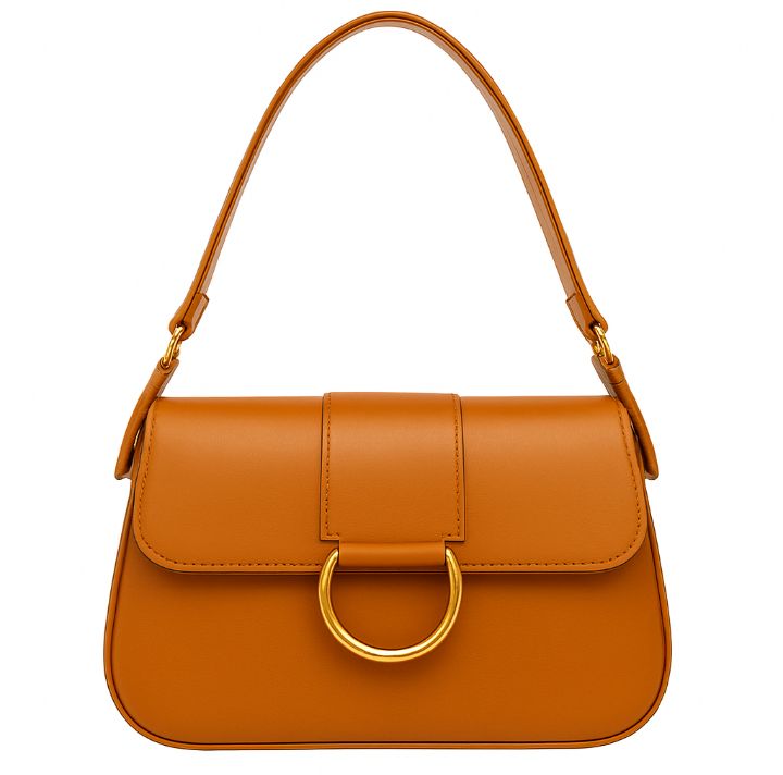 Bolsa de Ombro Touch Marrom Venns