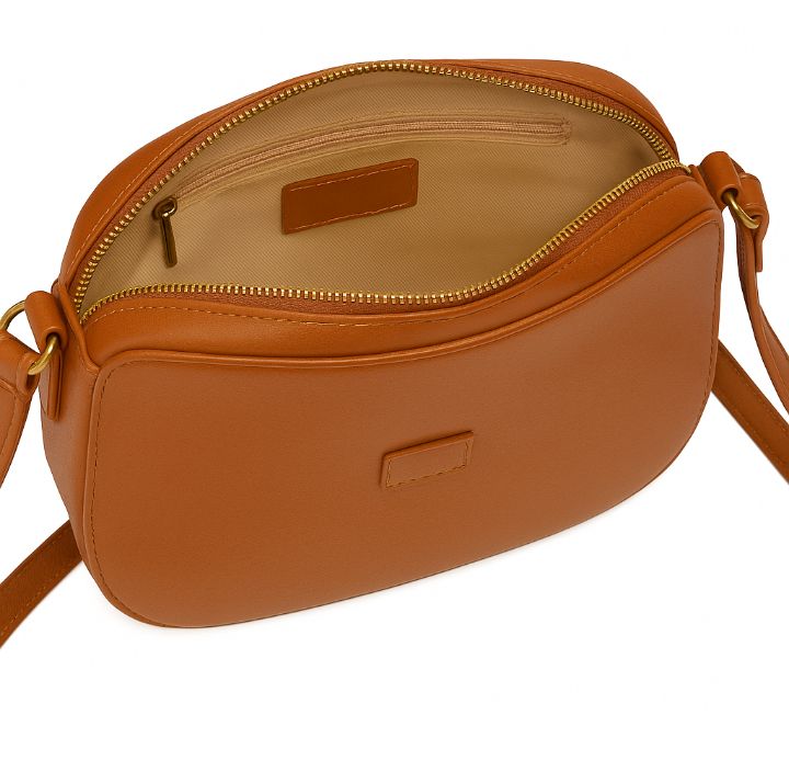 Bolsa de Ombro Touch Marrom Venns