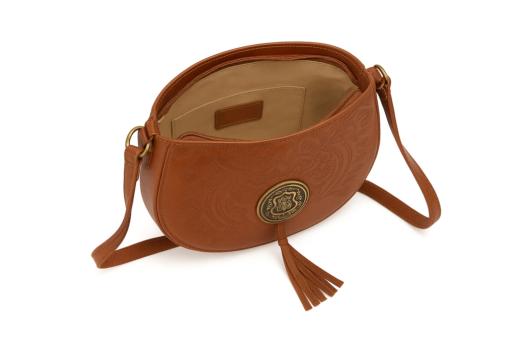 Bolsa de Ombro Country Marrom Venns