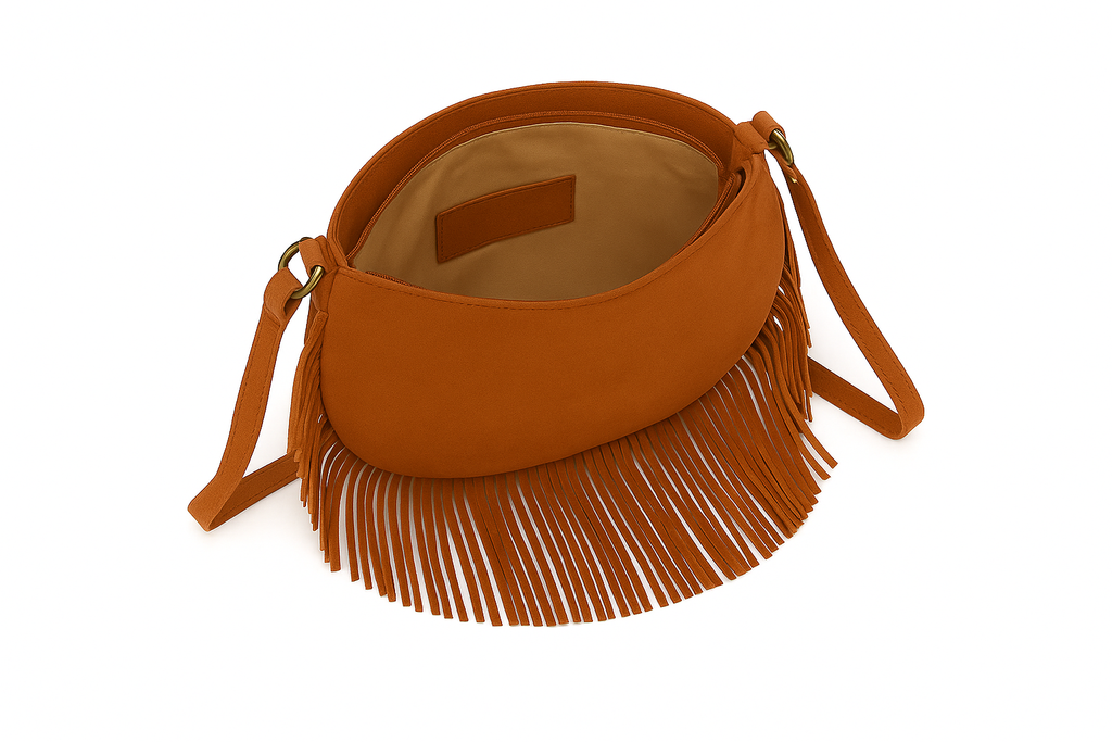 Bolsa de Mão Velvet Marrom Venns