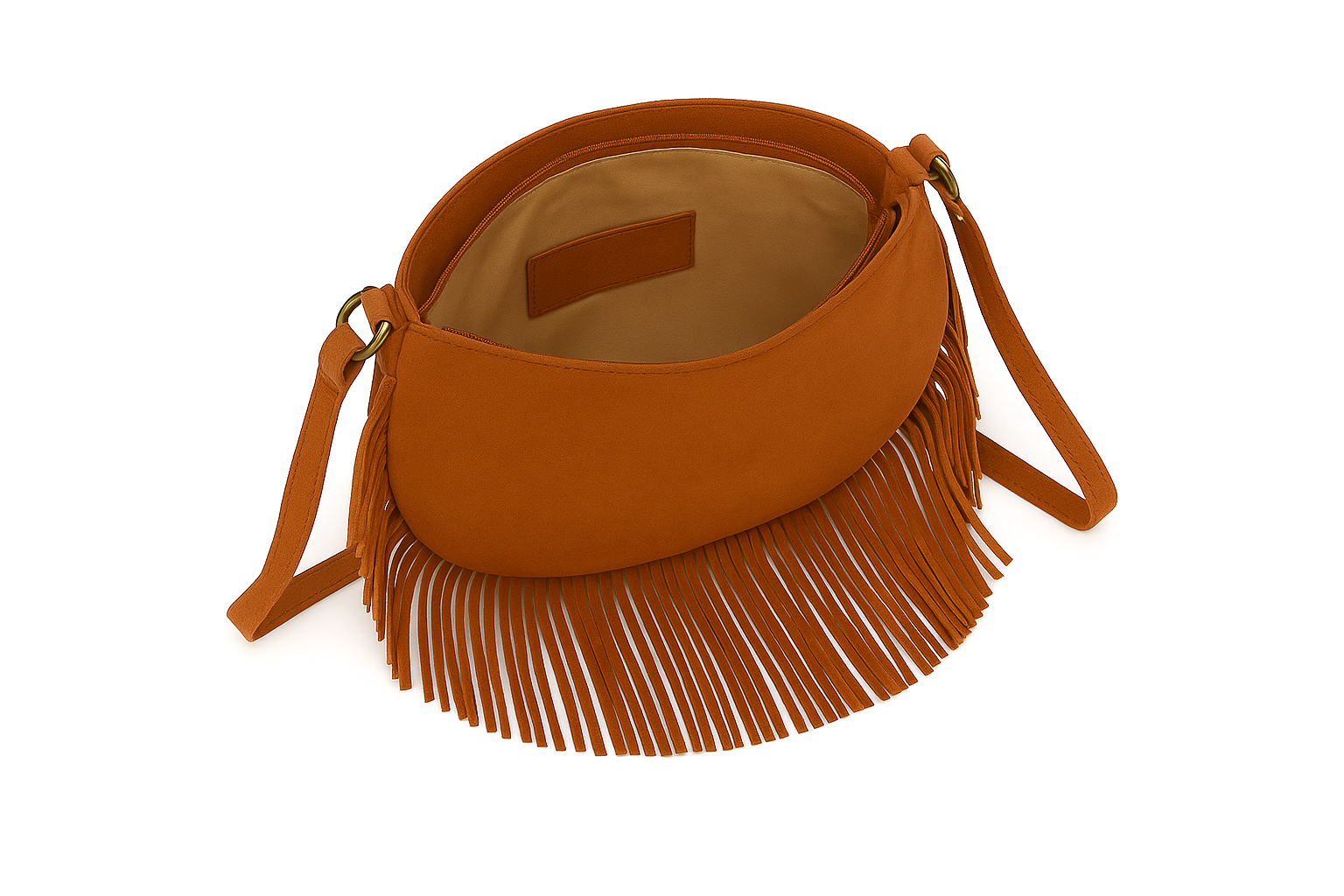 Bolsa de Mão Velvet Marrom Venns