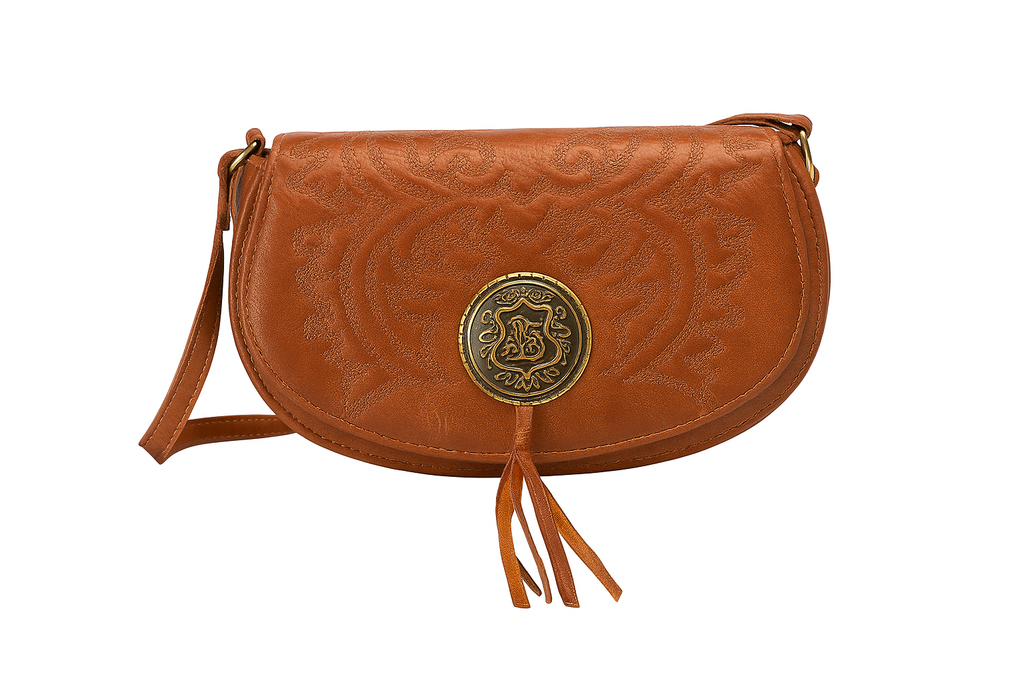 Bolsa de Ombro Country Marrom Venns